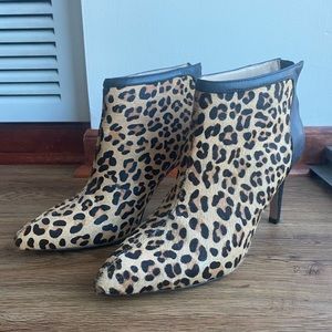 Cheetah booties only worn once